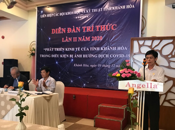 NHNN CN Khánh Hòa dự Diễn đàn trí thức lần II năm 2020 “Phát triển kinh tế của tỉnh Khánh Hòa trong điều kiện  bị ảnh hưởng dịch COVID-19”