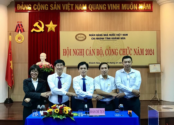 Ngân hàng Nhà nước Chi nhánh tỉnh Khánh Hòa tổ chức  Hội nghị cán bộ, công chức năm 2024